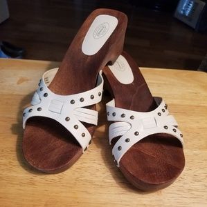 Dr. Schols Voyager Ivory sandals